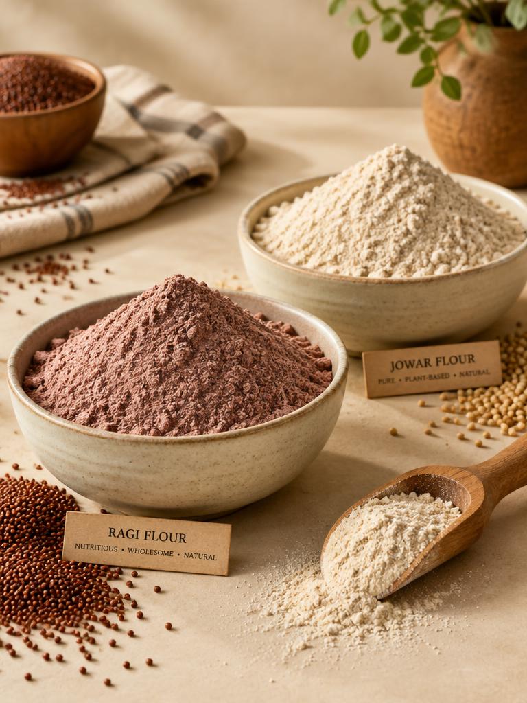 Ragi flour and other flours